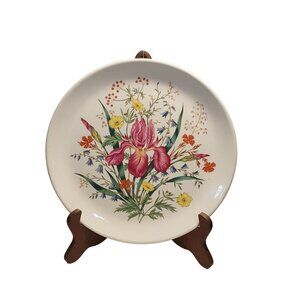 Spring Song Salem Harmony House Vintage 50's Plate Floral Iris